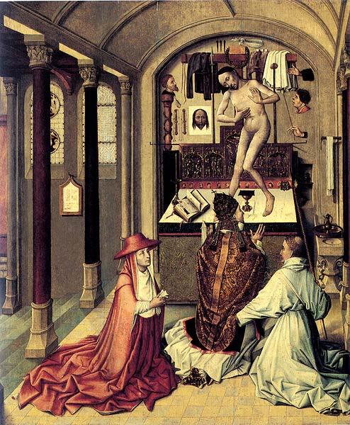 Robert Campin mass of Saint Gregory China oil painting art